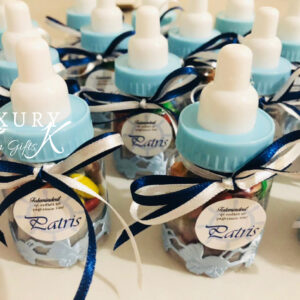 Baby confetti pacifier for boy