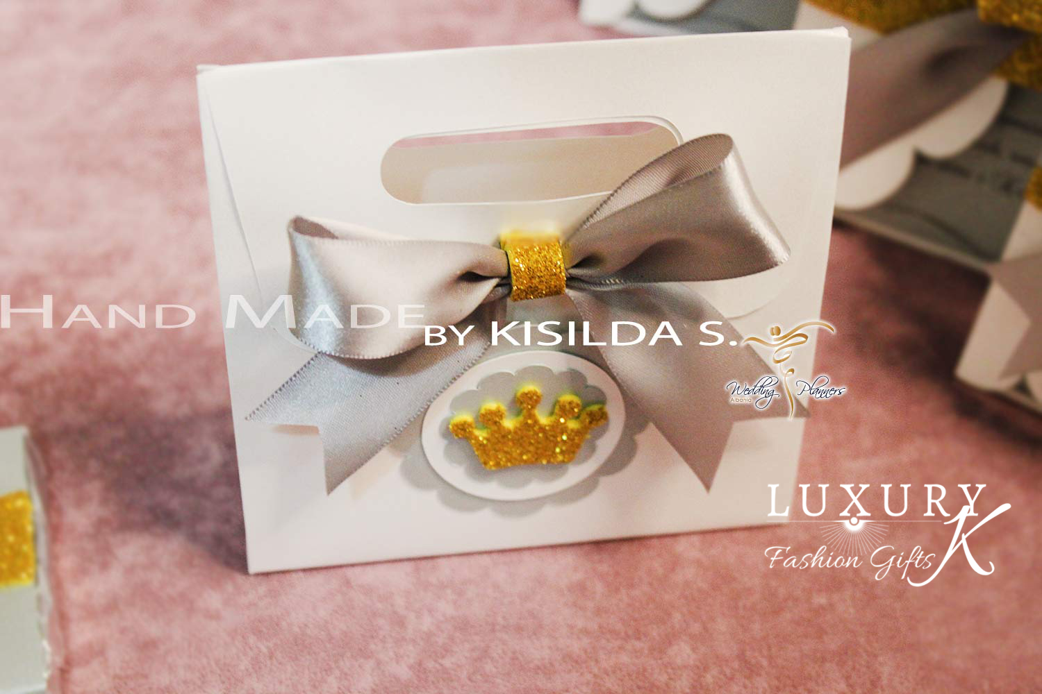 Çantë Letre-Konfetë për Prinicin me Kurorë