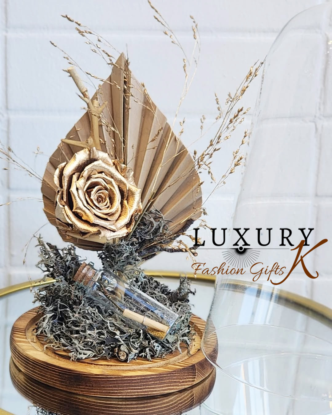 Trëndafili i Artë i balsamosur & Fletë ari