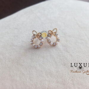 Earrings - Imitation Pearl & Resin