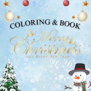 Coloring Book - Merry Christmas and Happy New Year