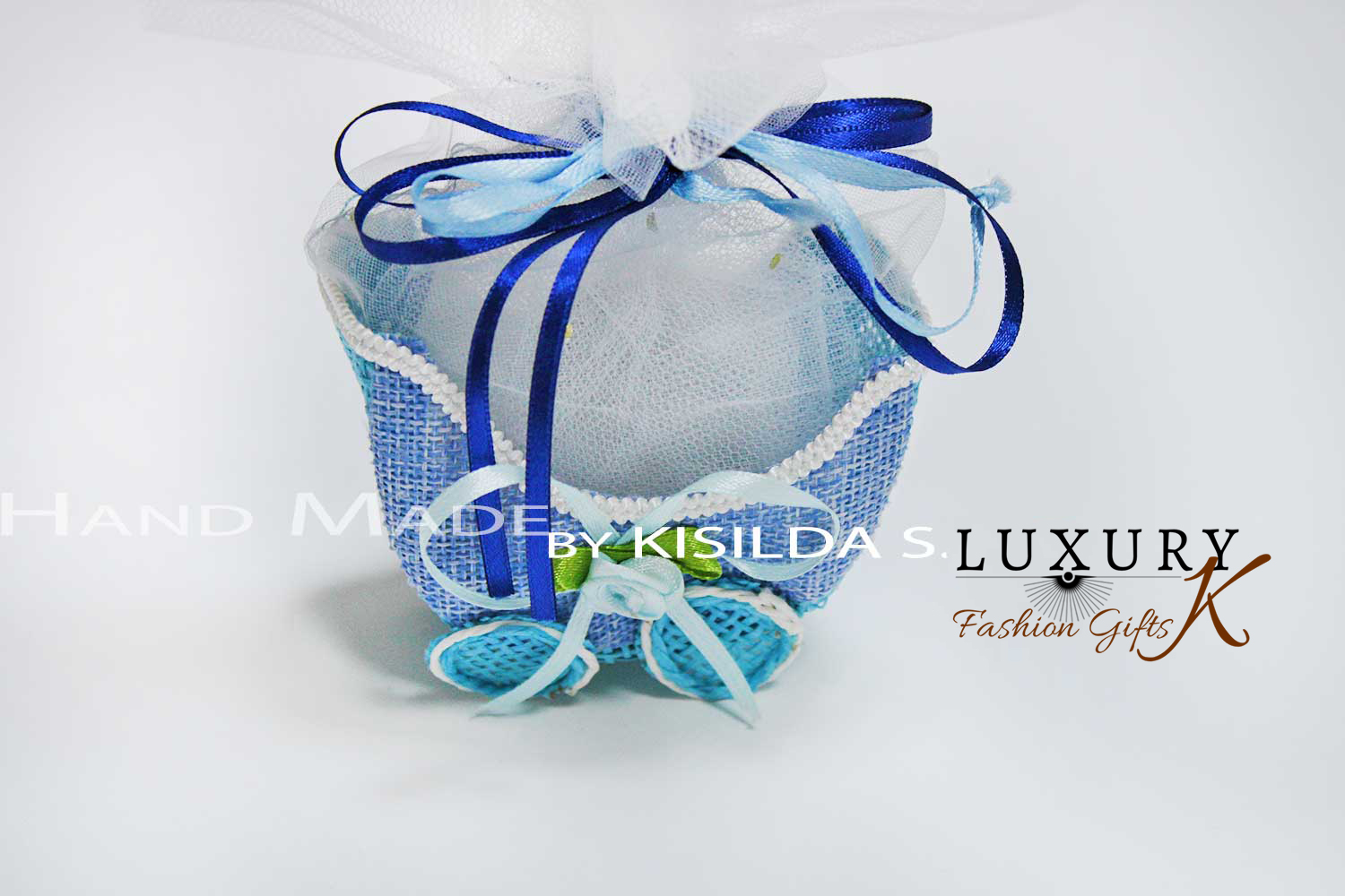 Confetti - Ψάθινο καρότσι για αγόρια